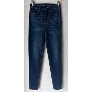 American Eagle 360 Next Level Stretch Women's Skinny Jeans Dark Wash‎ Size 0